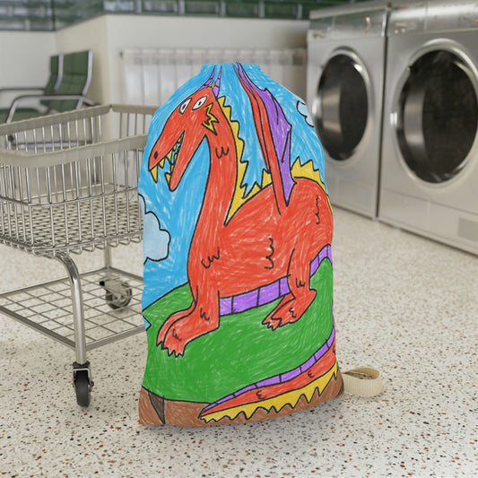 Fierce Dragon Medieval Laundry Bag