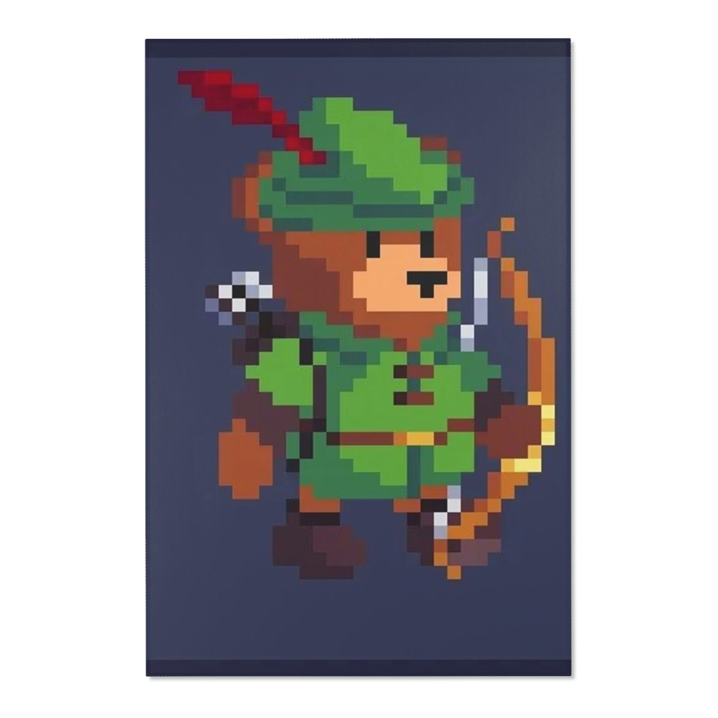 Robin Hood Hat Archer Bear Area Rugs