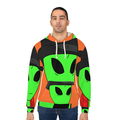 Sexy Robe Alien AOP Unisex Pullover Hoodie