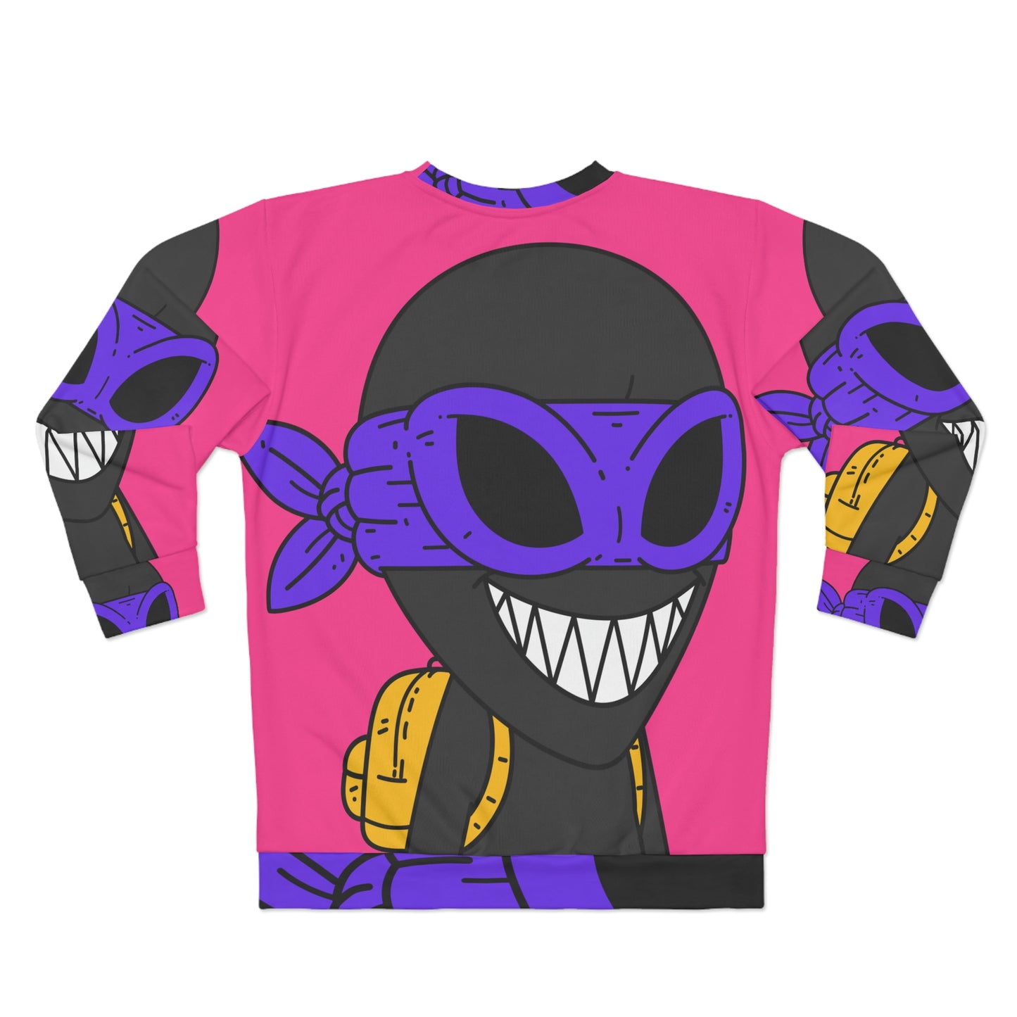 Dark Ninja Warrior Alien Visitor AOP Unisex Sweatshirt