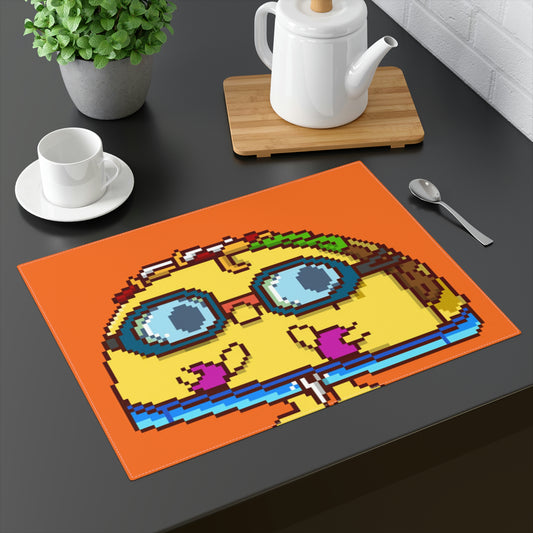 Swimming Floats Taco Character Swim Placemat