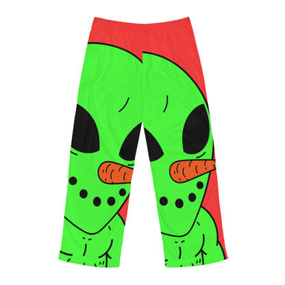 Alien Veggie Visi Vegetable Visitor Men's Pajama Pants (AOP)