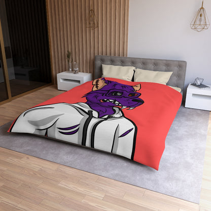 Wolf Cyborg Werewolf Classy Purple Fur White Hoodie Sweatshirt Microfiber Duvet Cover