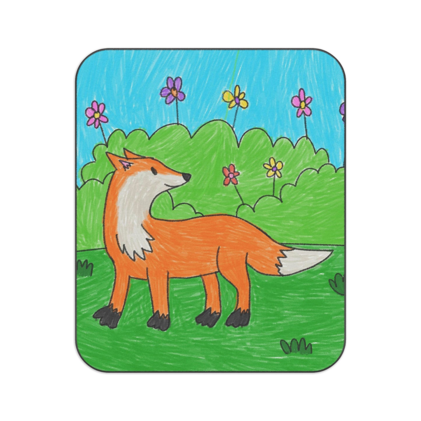 Fox Woodland Animal Foxy Picnic Blanket