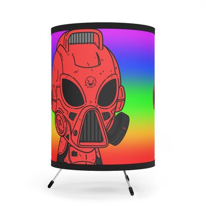 Peace Pride Visitor Alien Robot Cyborg Tripod Lamp with High-Res Printed Shade, US\CA plug