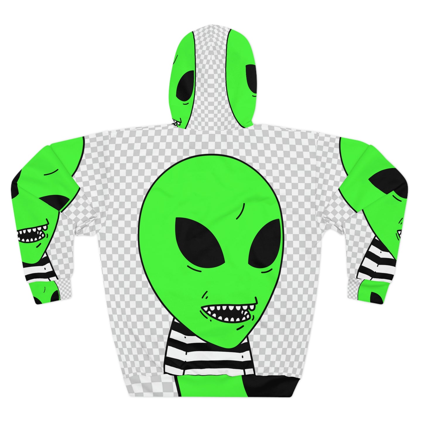 Clean Teeth Toothy Alien AOP Unisex Pullover Hoodie