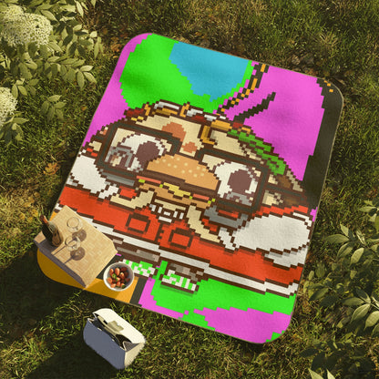 Burger Cooked Hungry Taco Picnic Blanket