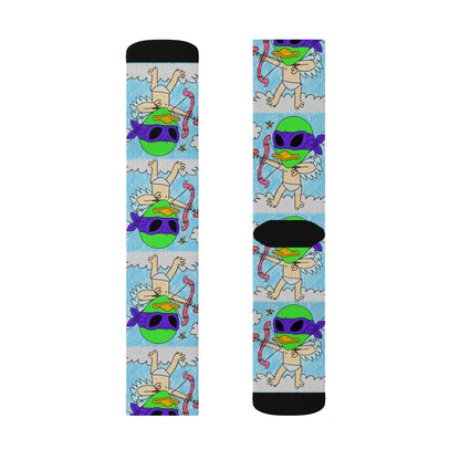 Valentine Alien Visitor 751 Sublimation Socks