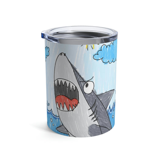 Shark Jaw Teeth Attack Ocean Sea Creature Tumbler 10oz