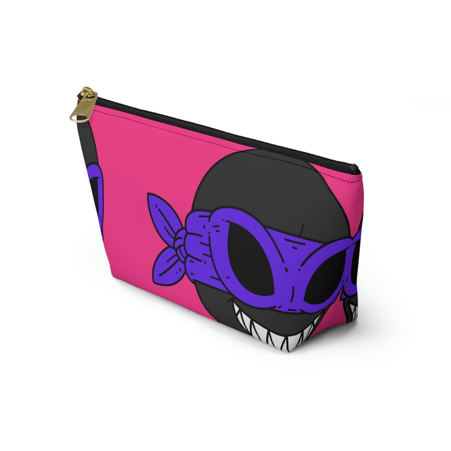 Dark Ninja Warrior Alien Visitor Accessory Pouch w T-bottom