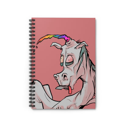 Unicorn Mythical Horse Creature Spiral Notebook - Ruled Line