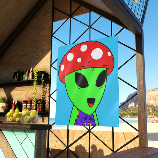 Healthy Sport Jersey Mushroom Alien Matte Banner