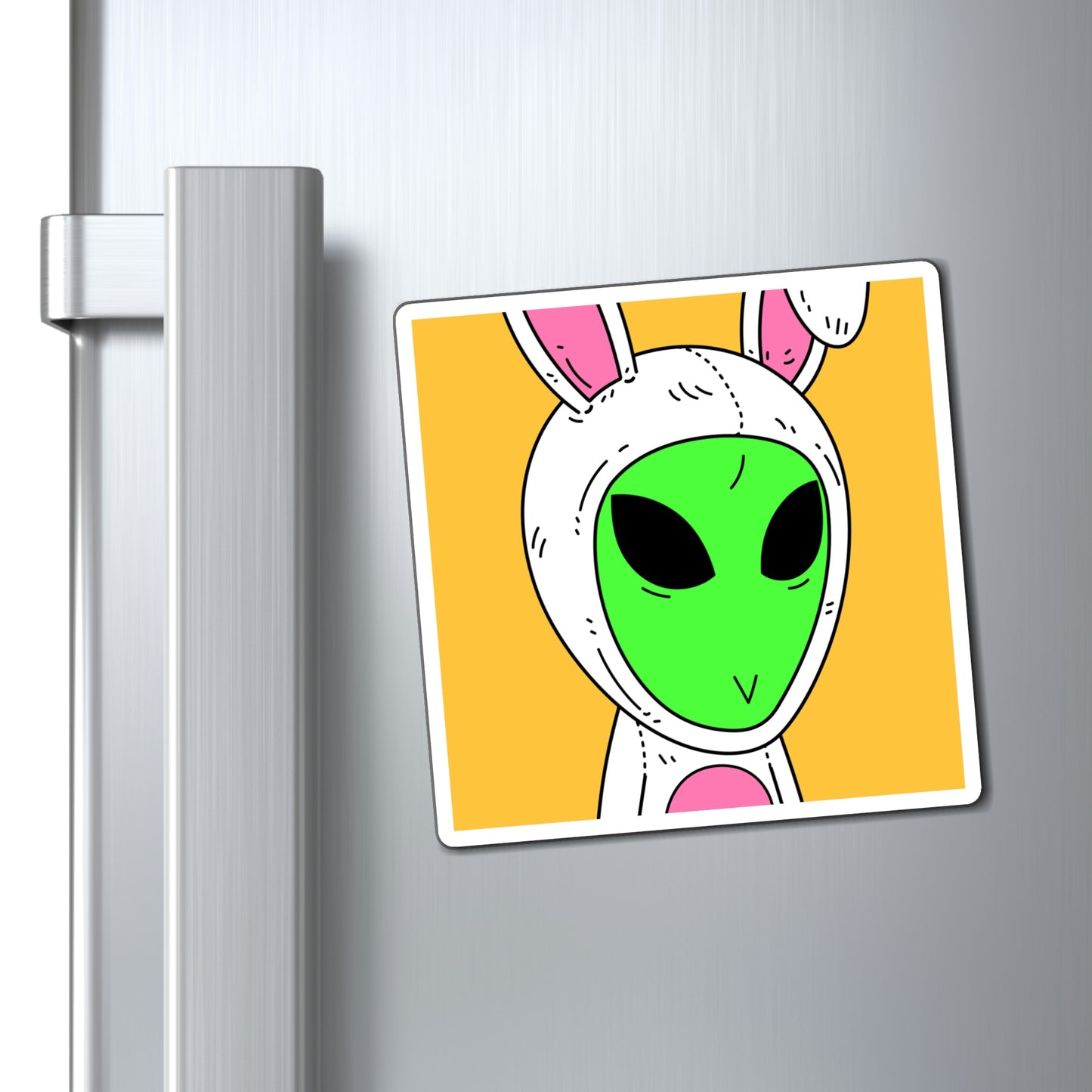 Bunny Easter Rabbit Alien Visitor Magnets