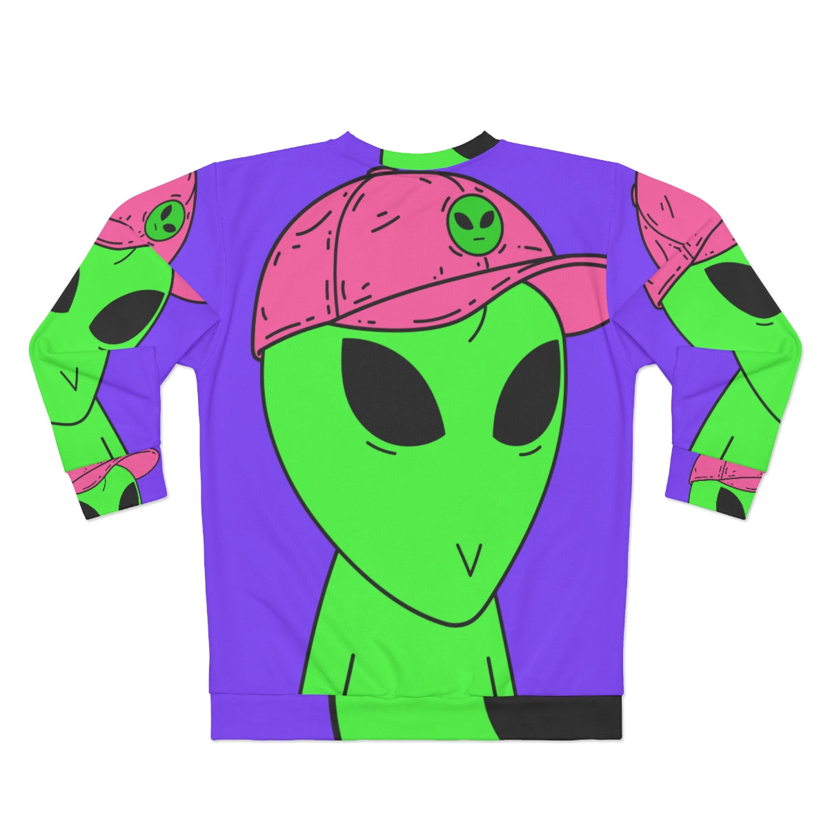 Sudadera unisex Happy Alien Gleeful Visitor AOP 