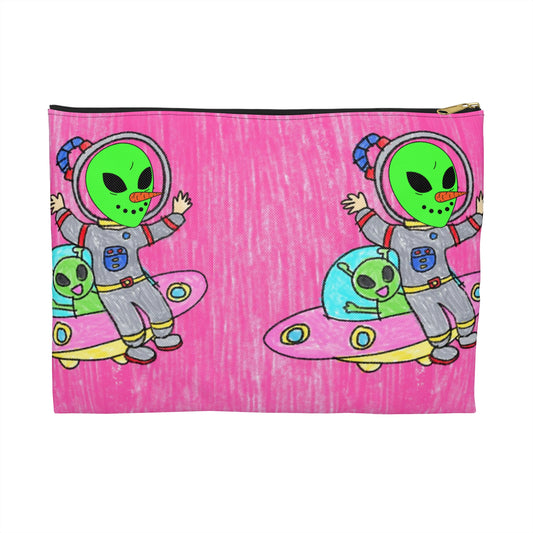 Veggie Visi Alien Vegetal Visitante UFO Bolsa de accesorios 