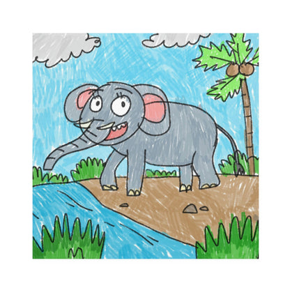 Elefante Elephant King Safari Animal Napkins