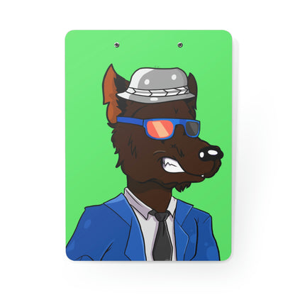 Business Agent Sales Wolf Werewolve Clipboard