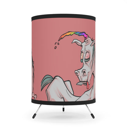 Unicorn Mythical Creature Tripod Lamp with High-Res Printed Shade, US\CA plug