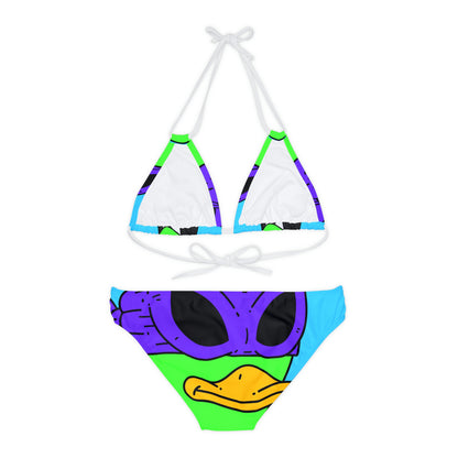 Visitor 751 Alien Strappy Bikini Set