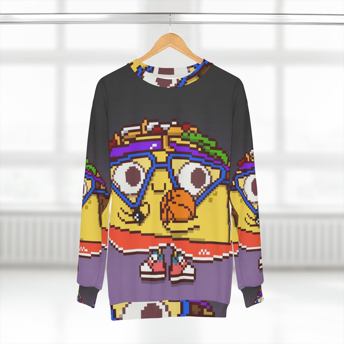 Basketball Sport Player Taco Athlete AOP Unisex Sweatshirt