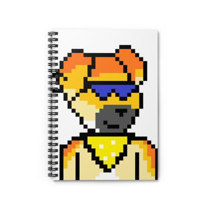 Dog Puppy Pet Animal Spiral Notebook - Ruled Line