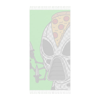 Cuchillo Peppe Pizza Viz Wiz Blindado Blanco Futuro Alien Cyborg Máquina Visitante Boho Beach Cloth