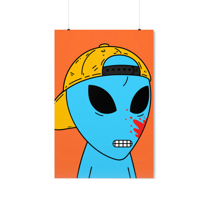 Alien Blue Blood Visitor Premium Matte Vertical Posters