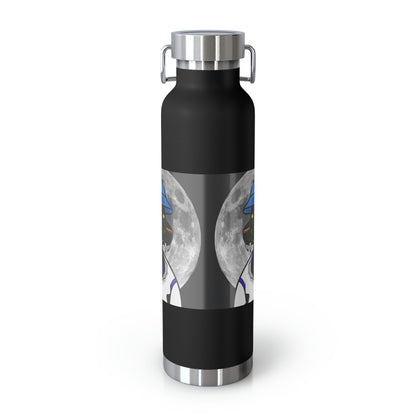 Full Moon Cyborg Werewolve Wolf Copper Vacuum Insulated Bottle, 22oz