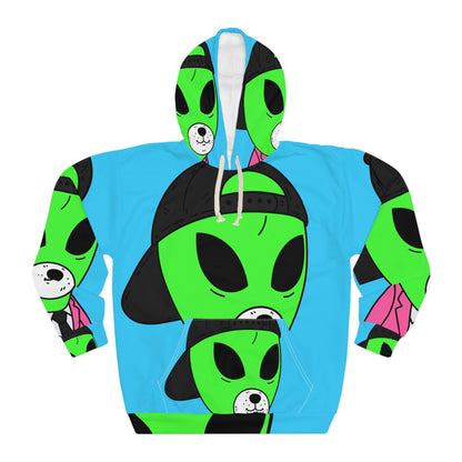 Sudadera con capucha unisex Alien Professional Animal Cartoon AOP 