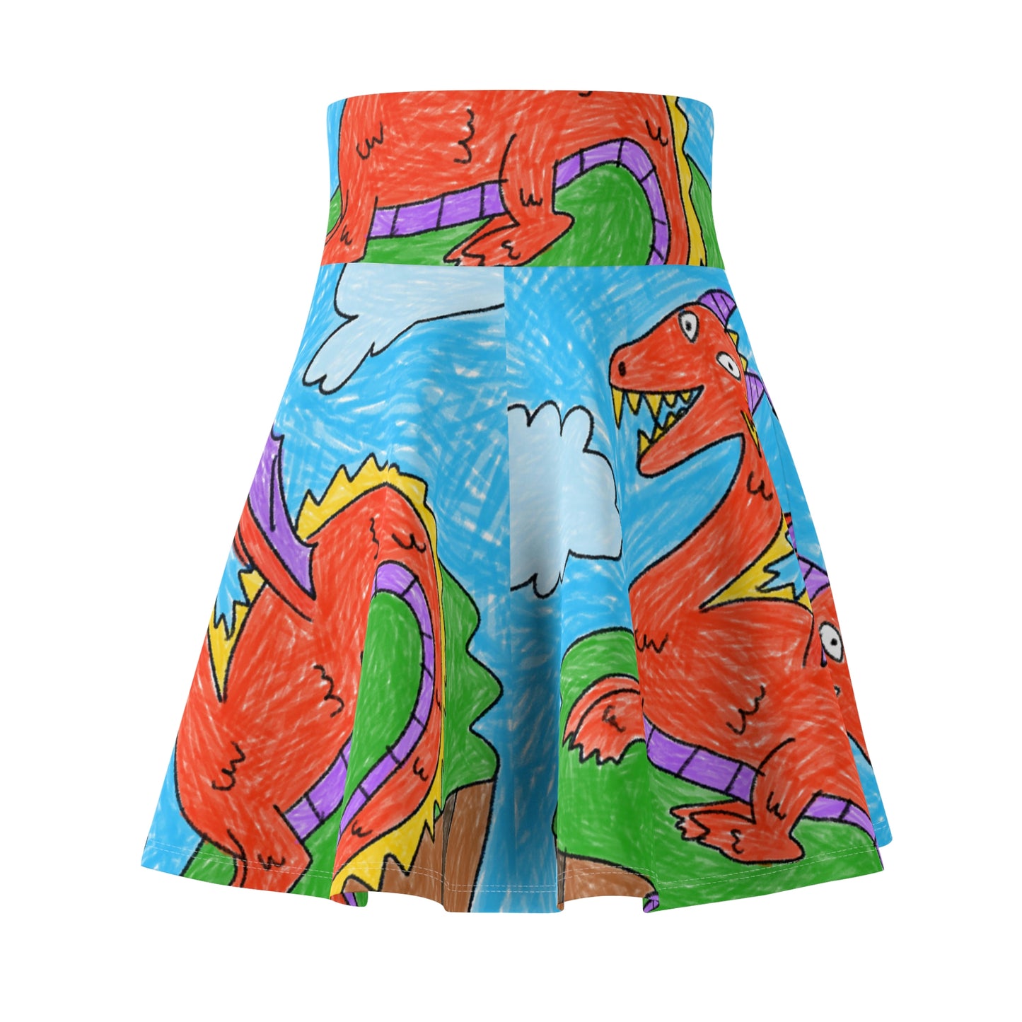 Fierce Dragon Medieval Women's Skater Skirt