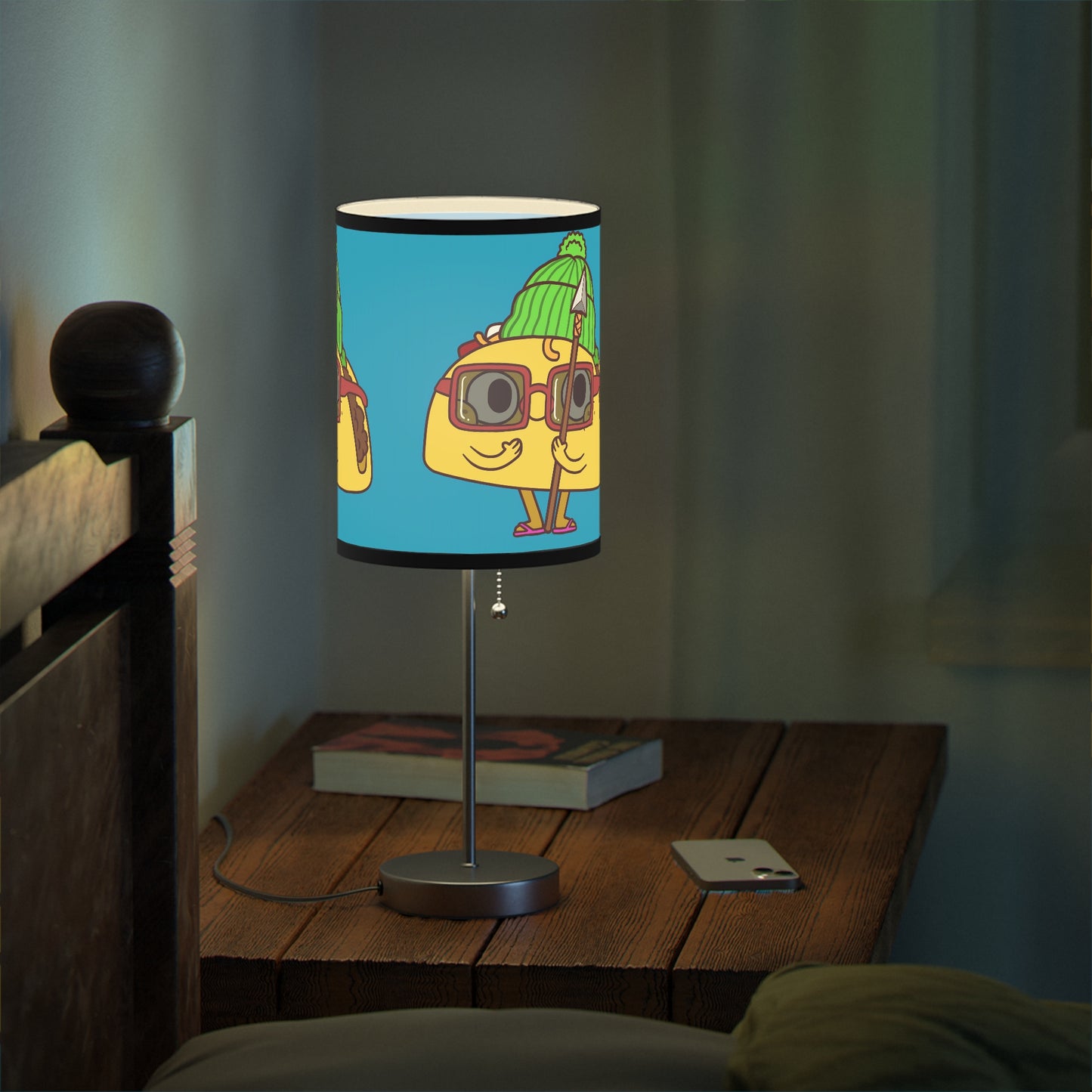 Tribal Taco Lamp on a Stand, US|CA plug