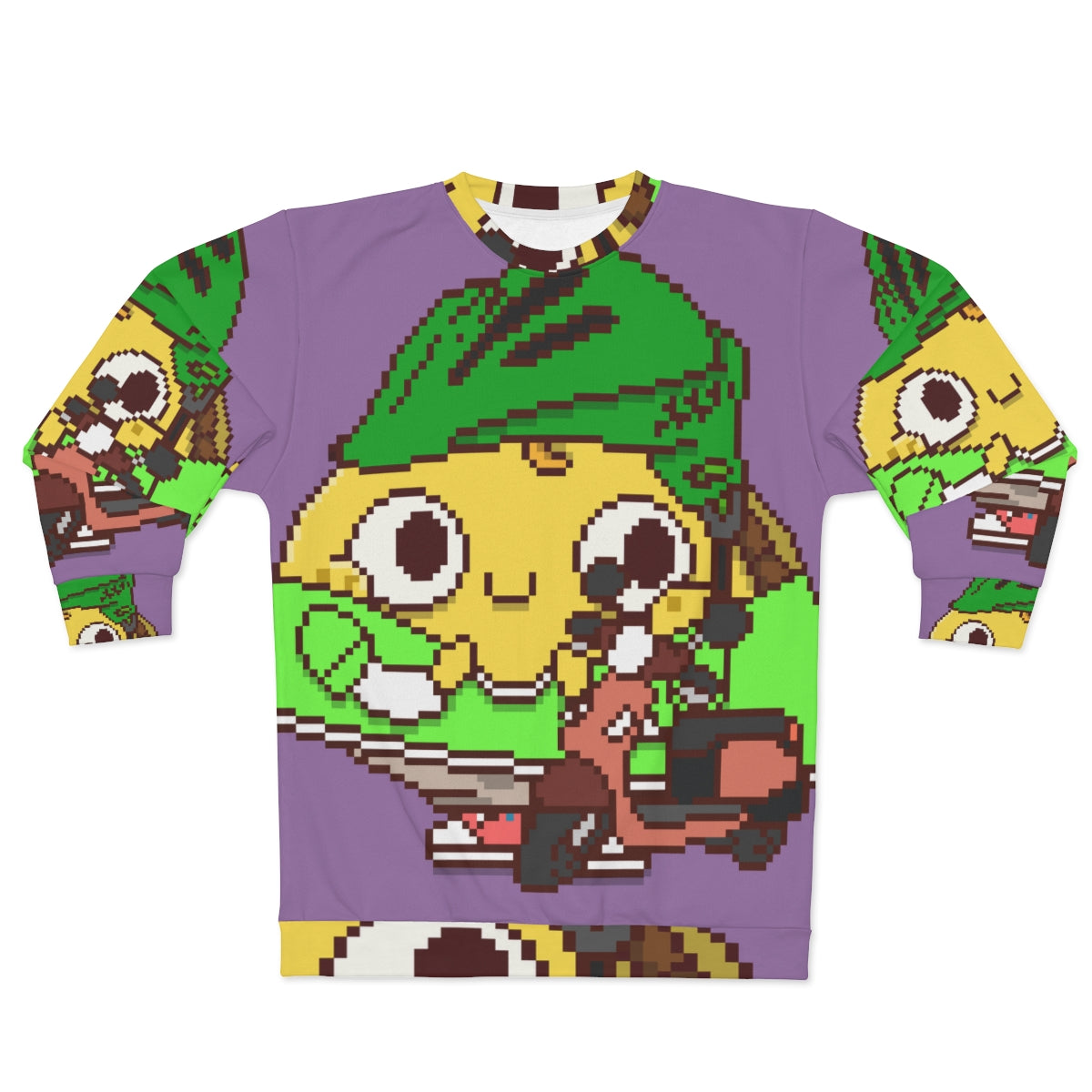 Scooter Hard Taco Bike Helmet AOP Unisex Sweatshirt