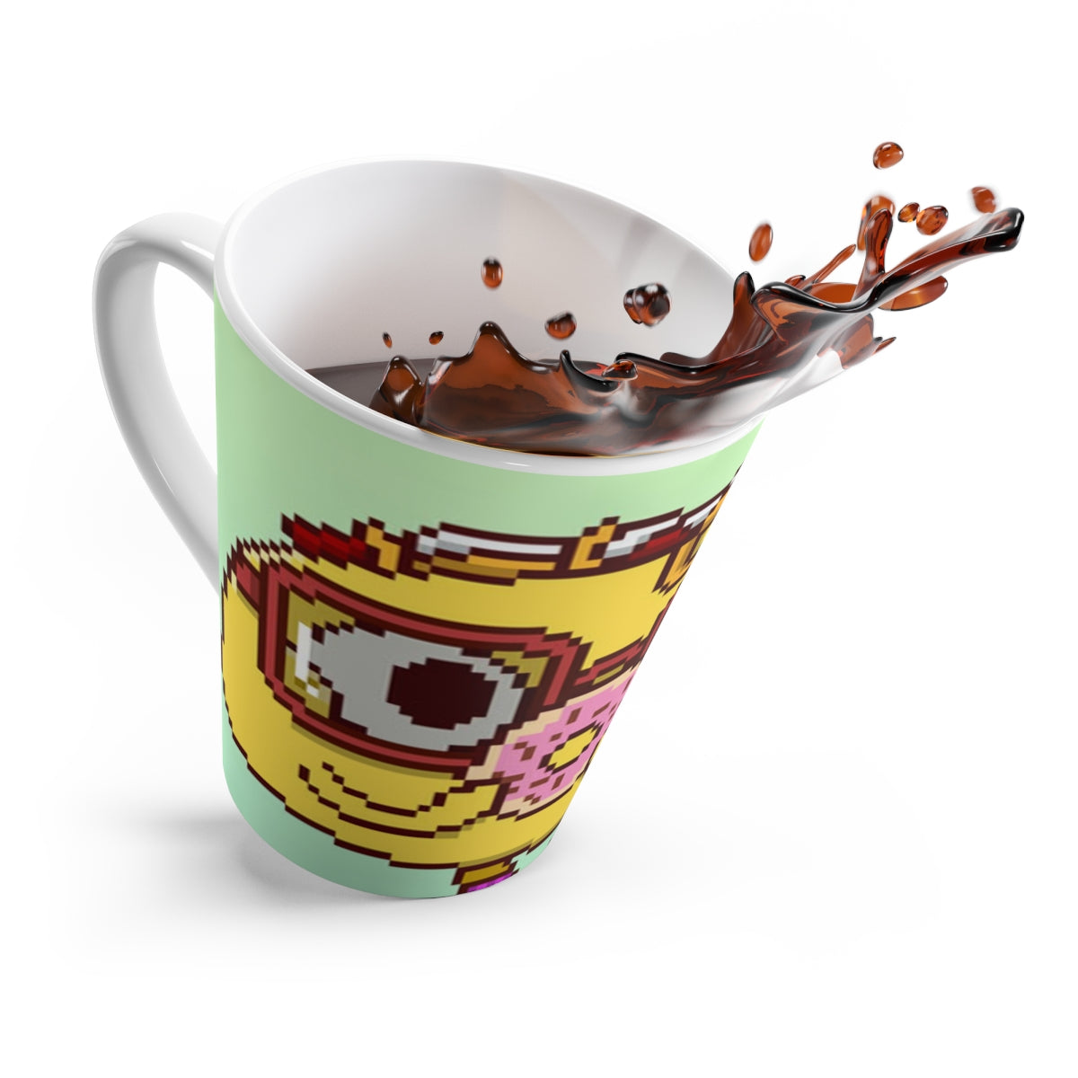 Donut Cartoon Taco Coffee Latte Mug