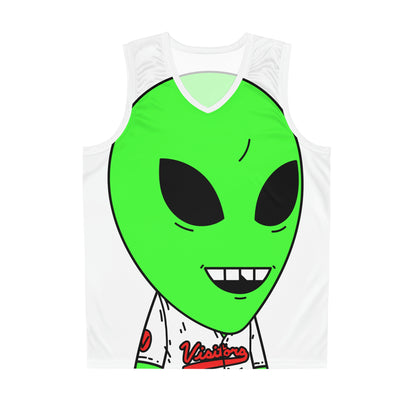 Camiseta deportiva de baloncesto Alien Green (AOP) 