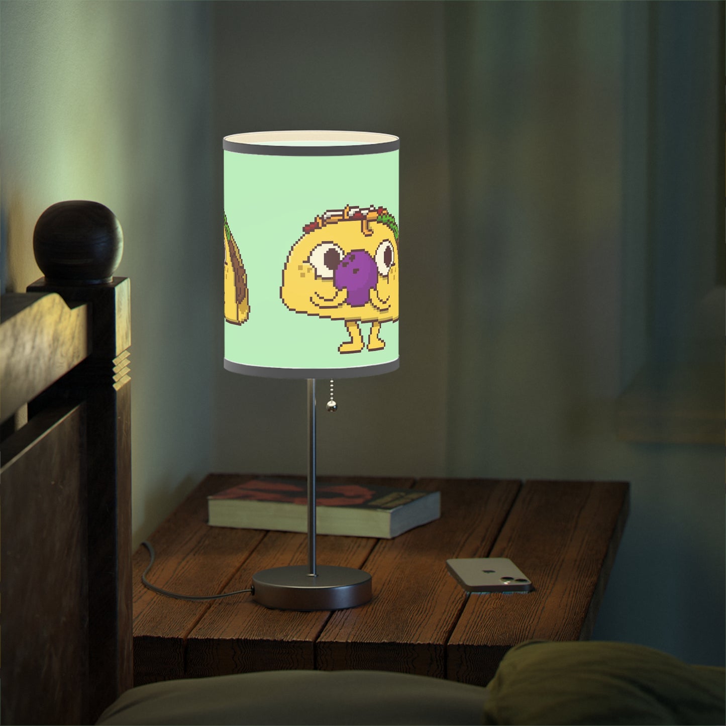 Bowling Ball Strike Taco Lamp on a Stand, US|CA plug