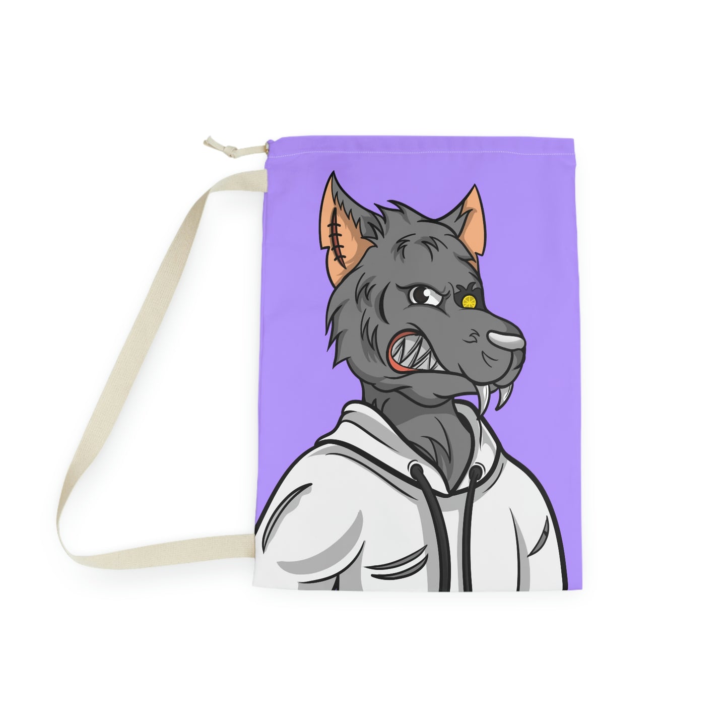 Fit Workout Werewolve Wolf Laundry Bag