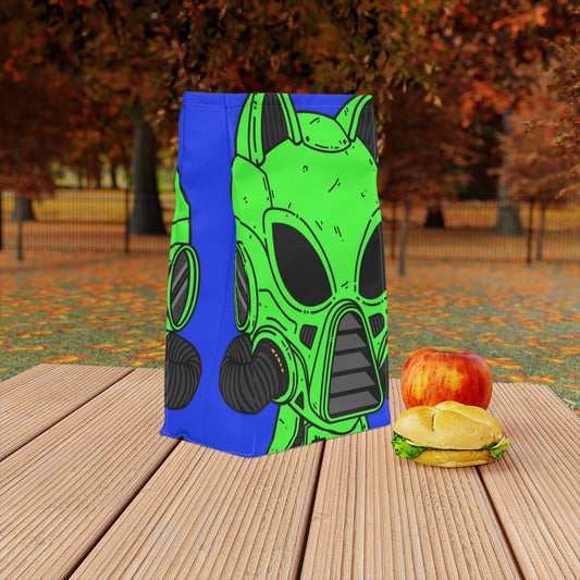 Armored Green Future Alien Cyborg Machine Visitor Polyester Lunch Bag