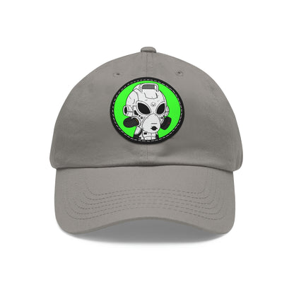 Alien LOL Visitor Dad Hat with Leather Patch (Round)