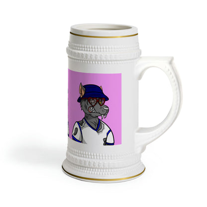 Valentine Wolf Heart Love Beer Stein Mug