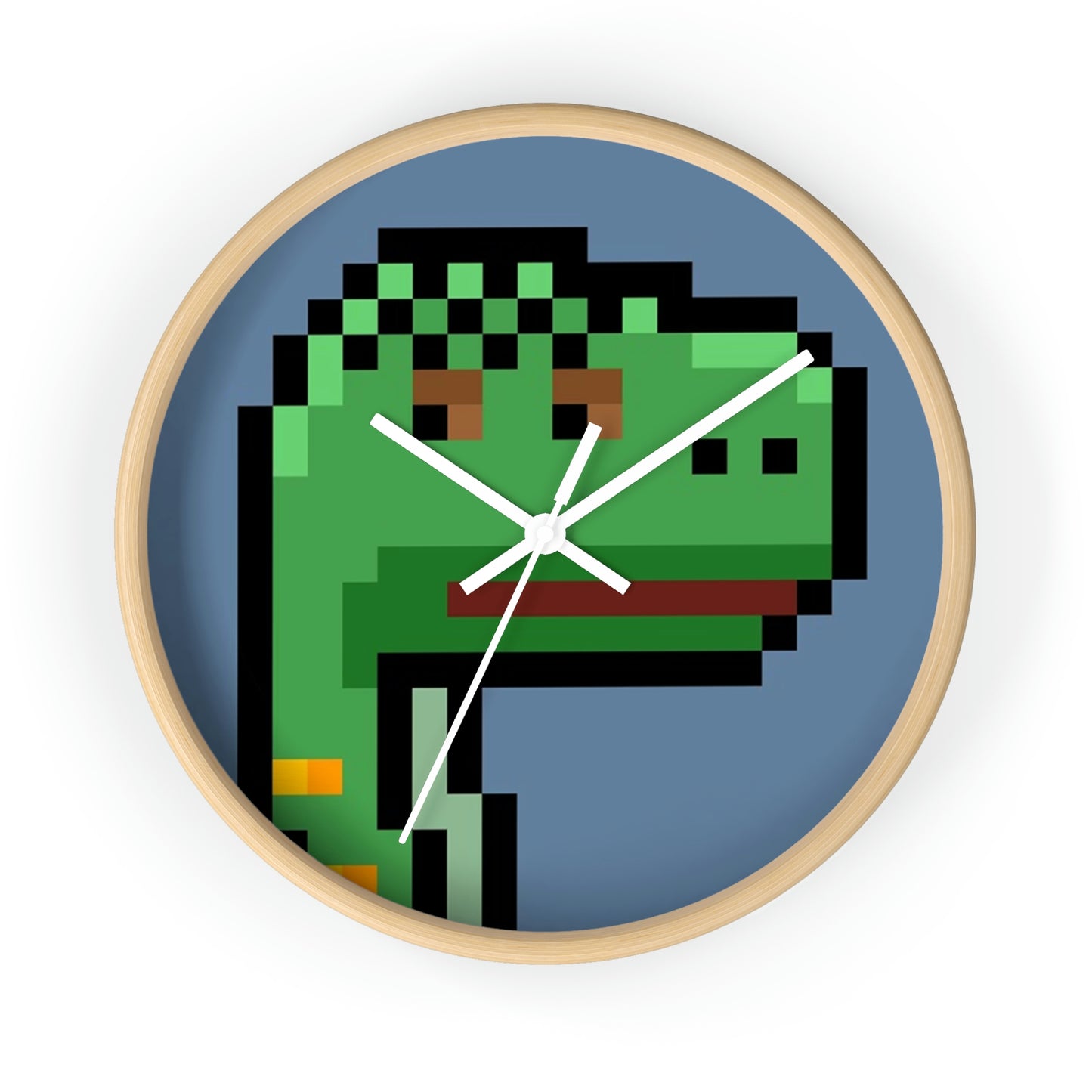 Dinosaur Dino Pixel Wall clock