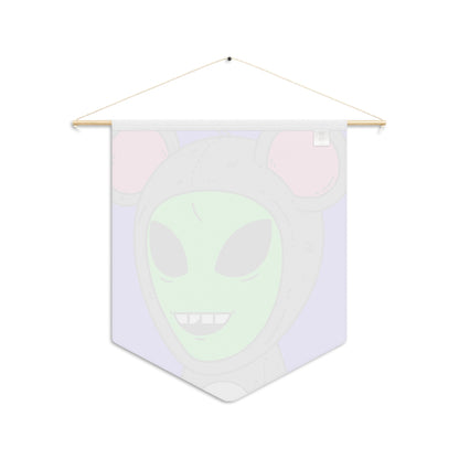 The Visitor Mouse Alien Character Pennant