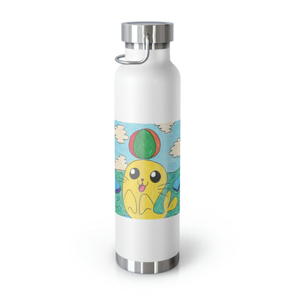 Seal Trick Marine Ocean Animal Sea Creature Copper Vacuum Insulated Bottle, 22oz