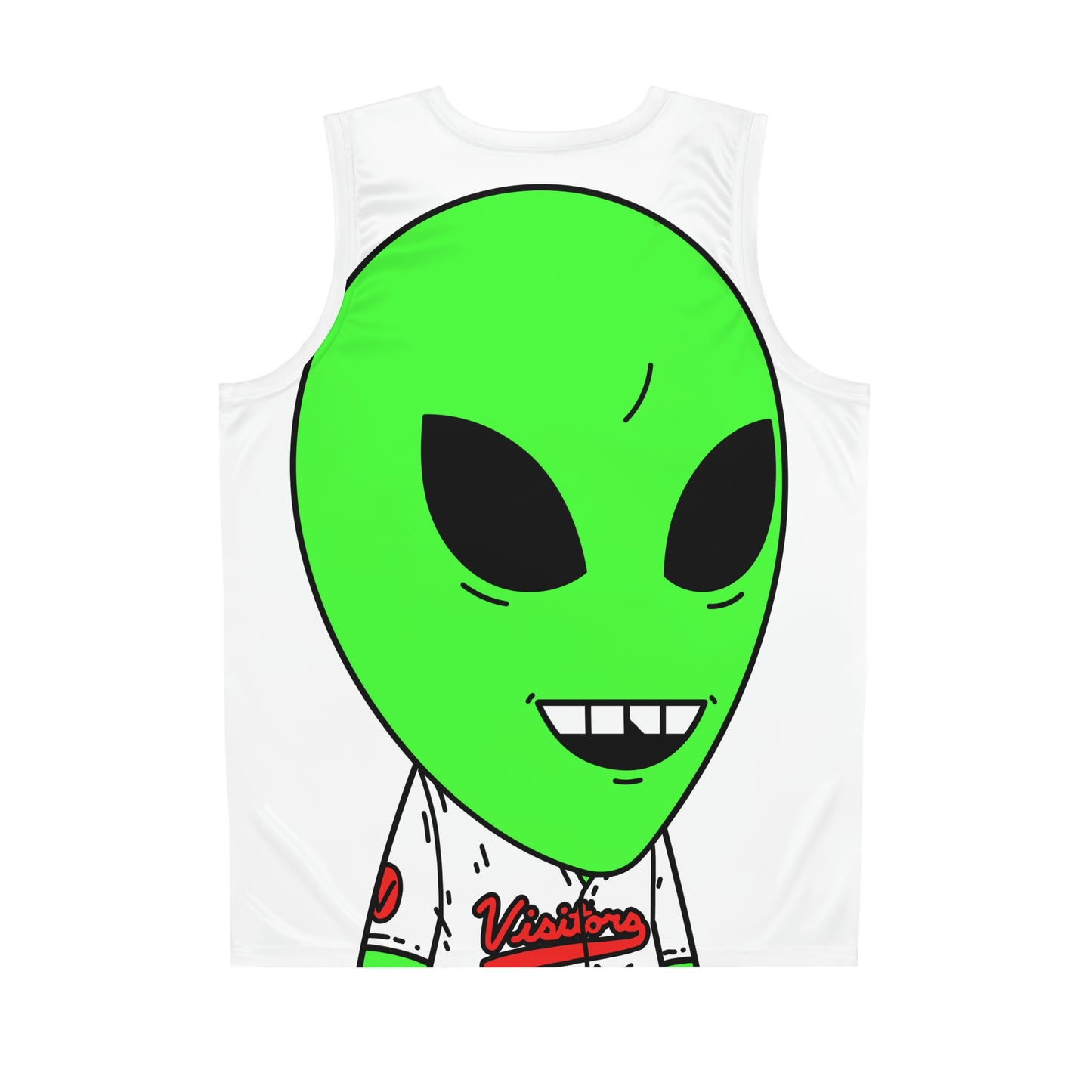 Camiseta deportiva de baloncesto Alien Green (AOP) 