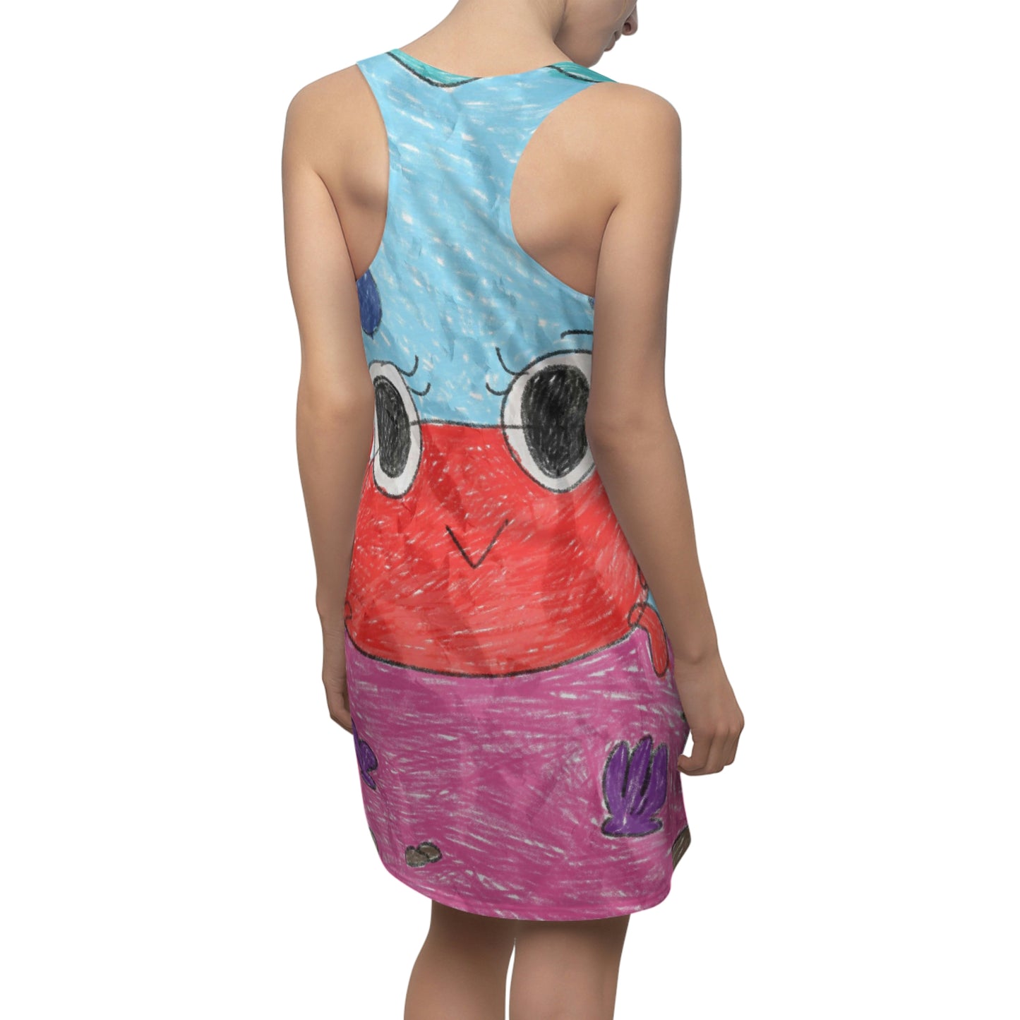 Lobster Crab Graphic Sea Lovers Women's Cut & Sew Racerback Dress