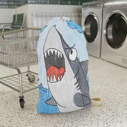 Shark Jaw Teeth Attack Ocean Sea Creature Laundry Bag
