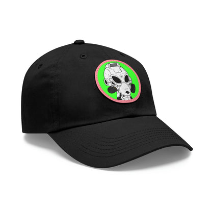 Alien LOL Visitor Dad Hat with Leather Patch (Round)