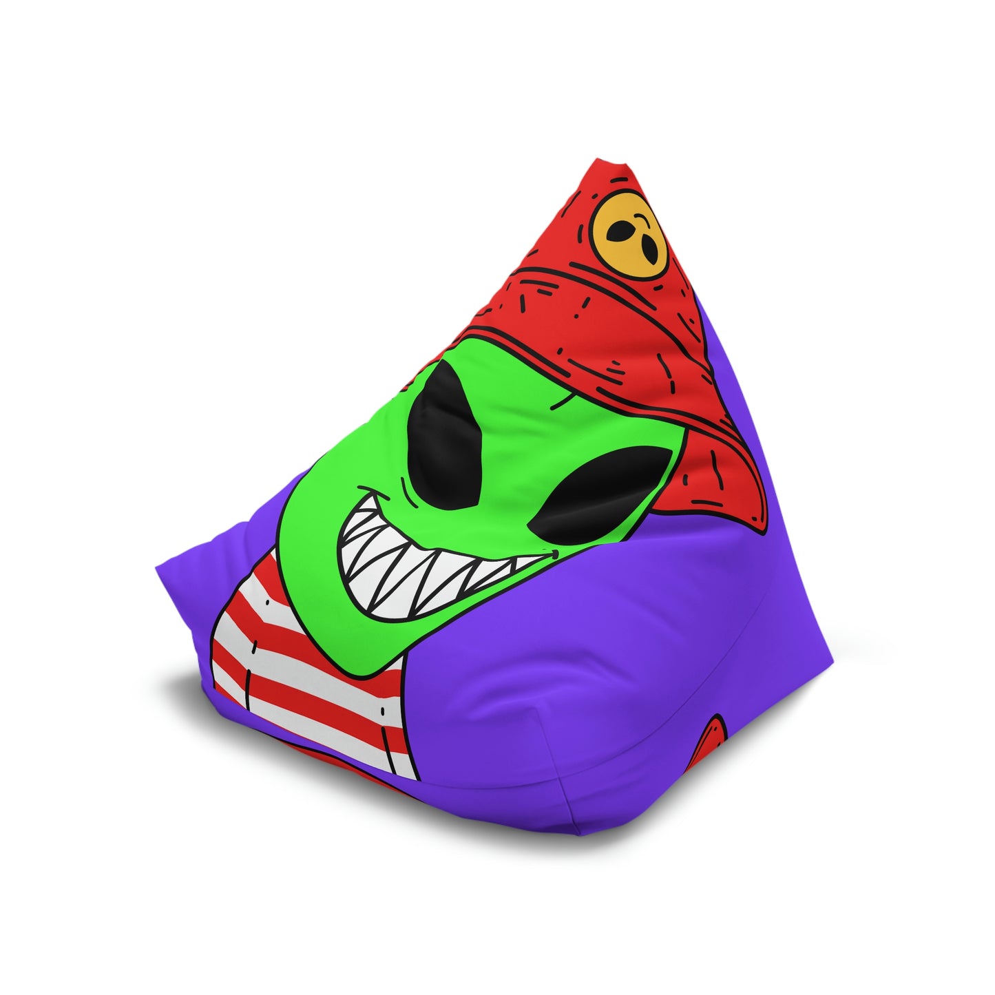 Alien Character Cartoon Big Smile Bean Bag Chair Cover