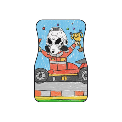 Robot Car Race Driver LOL Visitor Alien Car Mats (Set of 4)