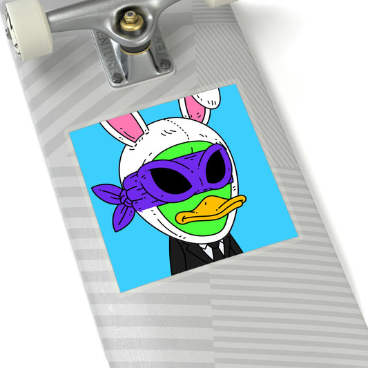 Easter Bunny Alien Visitor 751 Rabbit Kiss-Cut Stickers