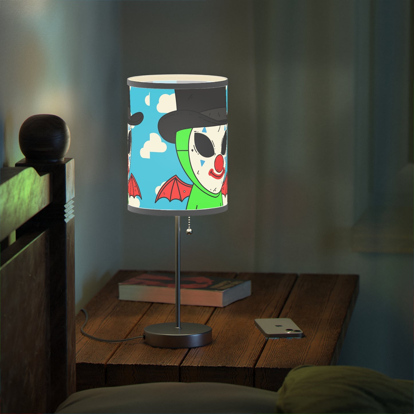 Alien Posse Clown Cartoon Visitor Lamp on a Stand, US|CA plug